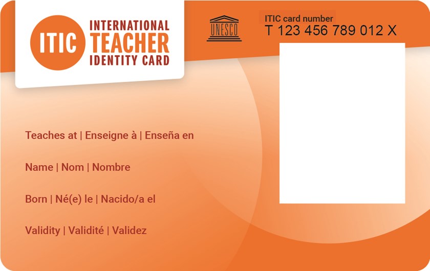 Plastic standard ITIC card